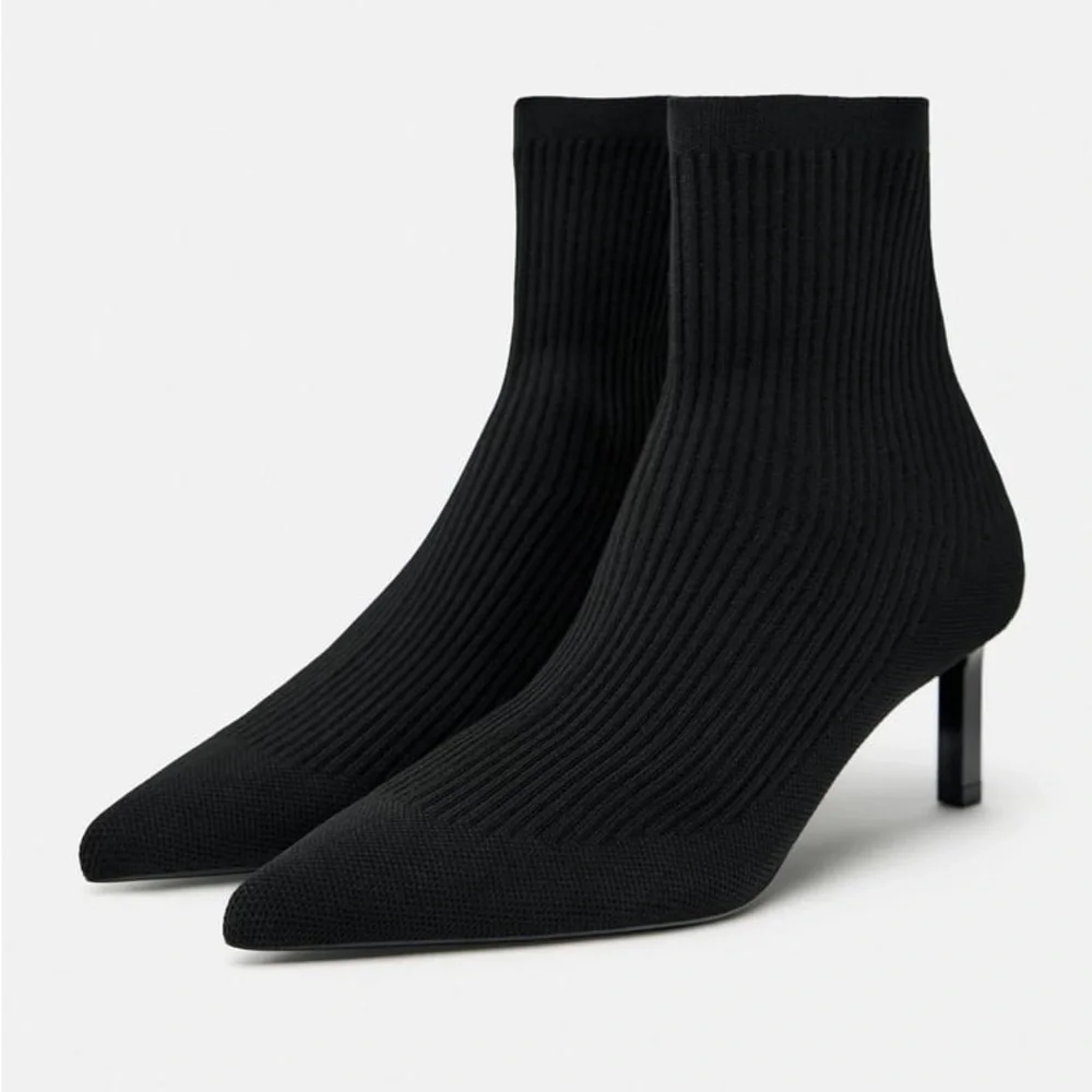 ZARA Sock Booties